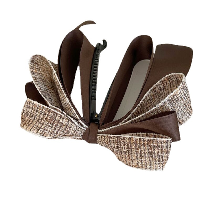 Kẹp Tóc Đính Nơ Sau Lưng Phong Cách Hàn Quốc Quyến Rũ Cho Nữ