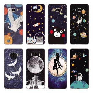 Ốp điện thoại silicon mềm chống sốc họa tiết hành tinh Samsung Galaxy J2 Core/J2 Prime /J2 Ace/G532/G3608/Grand Prime