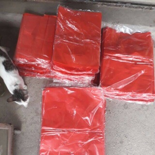 Túi nilon màu đỏ, Hạt soài 1kg đủ kích thước
