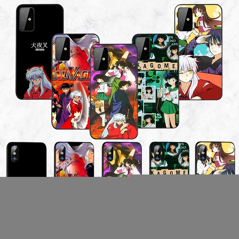 Samsung Galaxy S10 S9 S8 Plus S6 S7 Edge S10+ S9+ S8+ Soft Silicone Cover Phone Case Casing GR59 InuYasha Anime