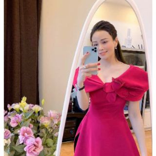 Vải tafta hồng sen