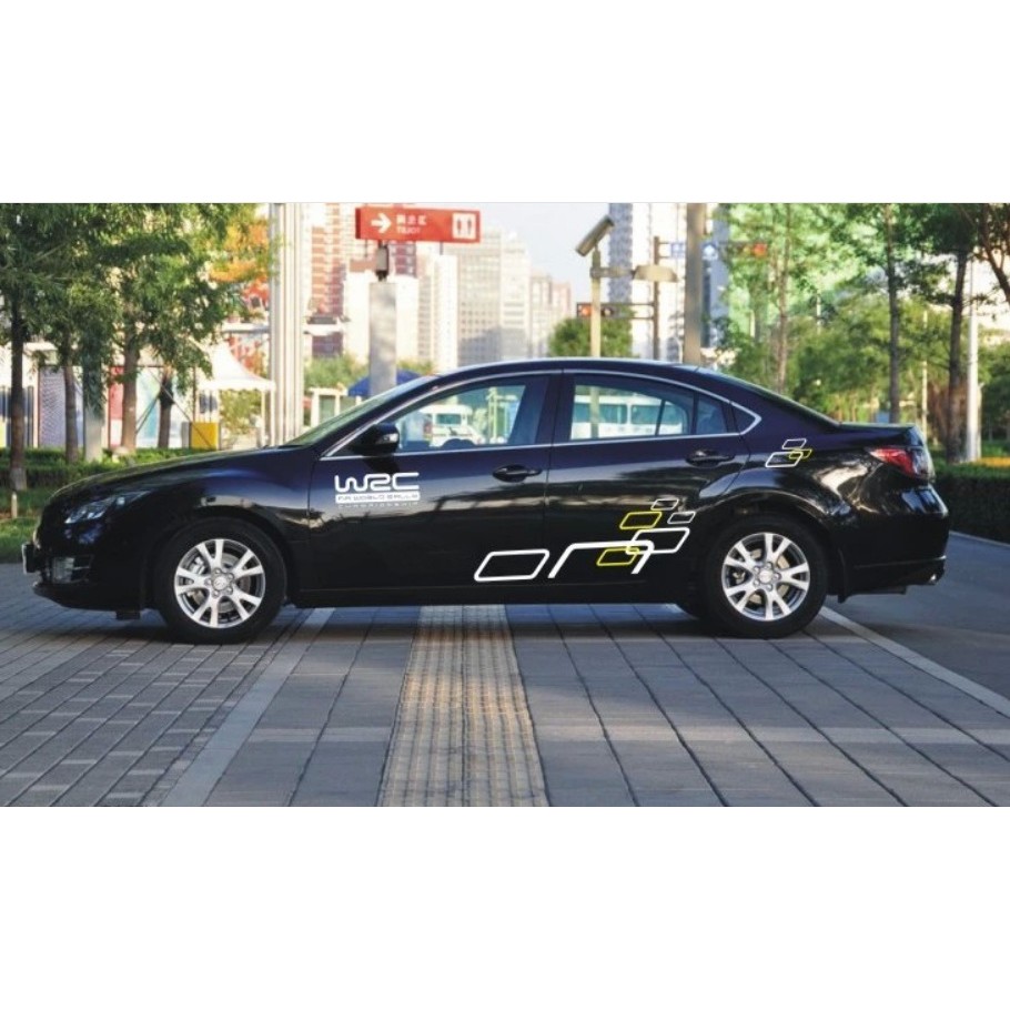 Tem dán sườn và capo xe ô tô TX012