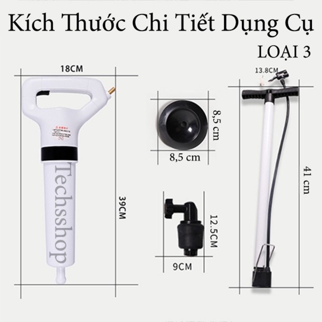 Súng thông tắc bồn cầu