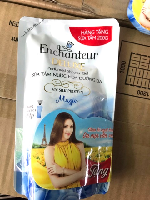 Sữa tắm túi Enchanteur Deluxe charming  200g | BigBuy360 - bigbuy360.vn