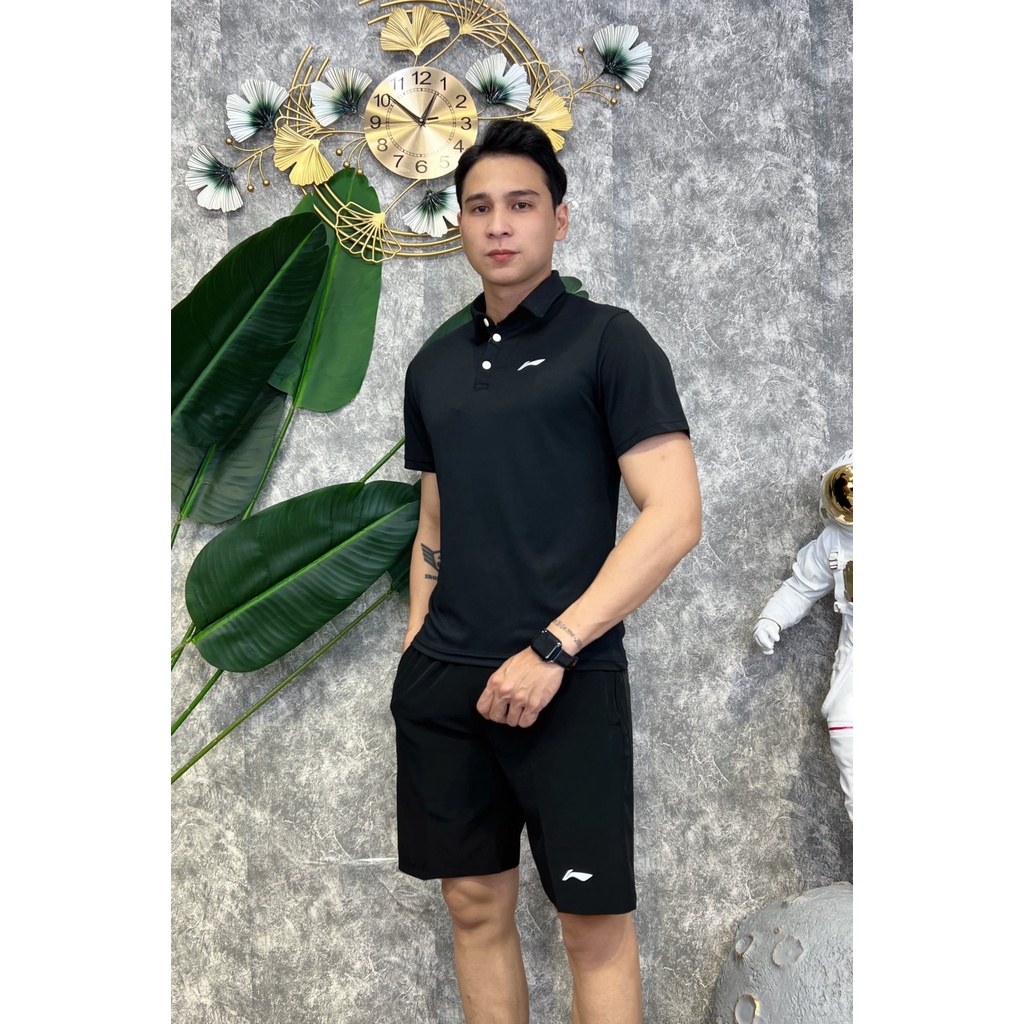 Áo cộc tay lining chính hãng , ao thun polo nam cao cấp thoáng mát lịch sự sang trọng