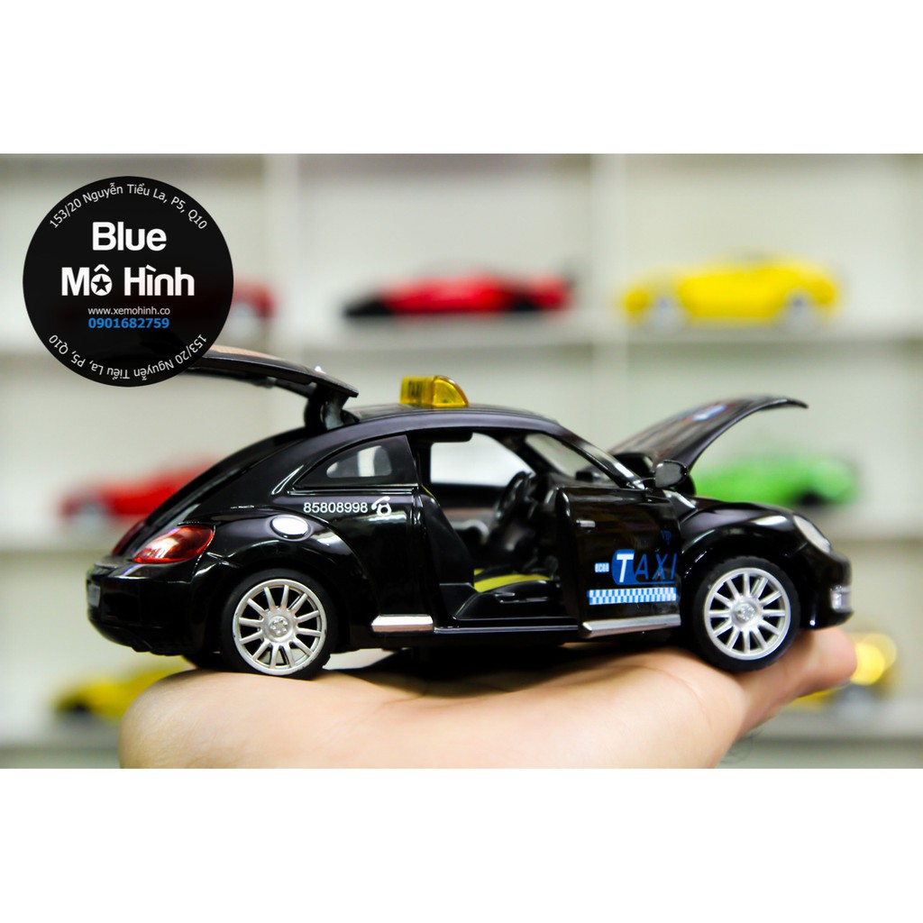 Blue mô hình | Xe mô hình taxi Volkswagen Beetle 1:32