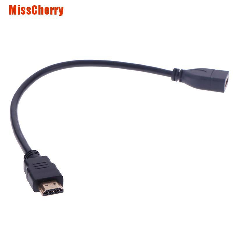 1 Dây Cáp Mở Rộng 15cm / 30cm Hdmi Male Sang Female