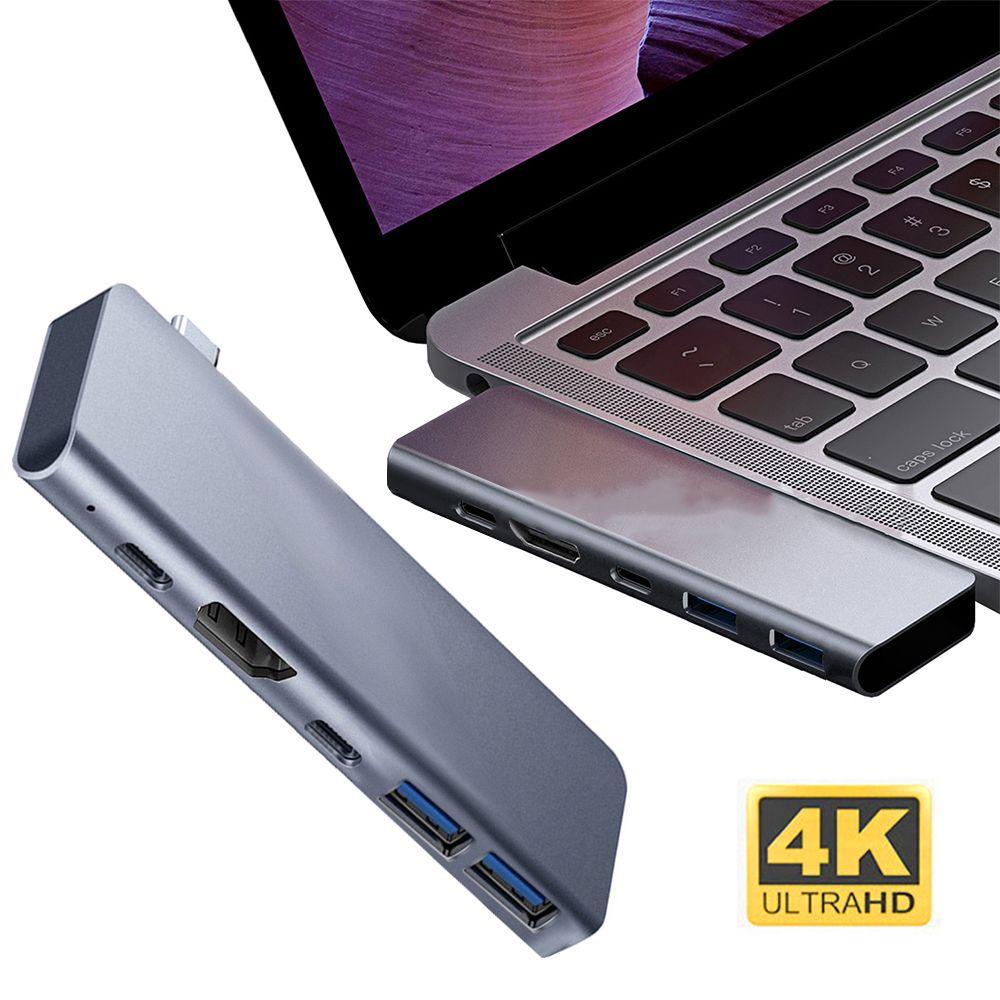 Bộ Chia Cổng USB 3.0 Type-C 5 Trong 1 Tiện Dụng Cho Laptop PC