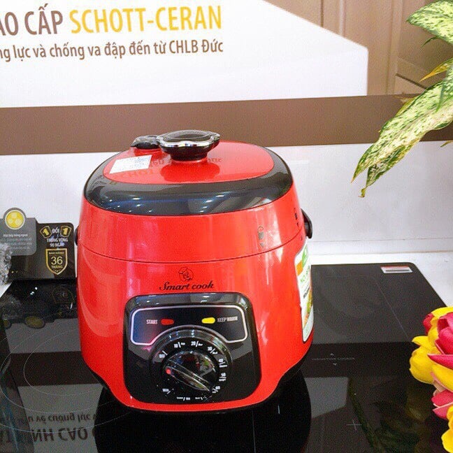 NỒI ÁP SUẤT ĐIỆN ELMICH SMARTCOOK 1803 THỂ TÍCH 2,5L, NỒI HẦM CHÁO NỒI Ủ CHÁO