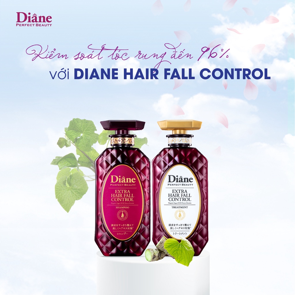 Dầu Gội Chống Rụng Tóc và Ngăn Ngừa Gàu Tinh Dầu Cao Cấp Dành Cho Tóc Yếu Nhật Bản MOIST DIANE 450ML