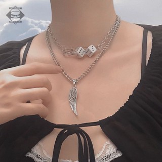 Set 2 vòng cổ xí ngầu + cánh.