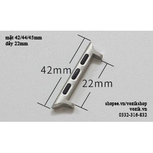 Bộ Khoá cài Adapter  dành cho dây đồng hồ Apple Watch  series 1/2/3/4/5/6/7 - Vozik Gear