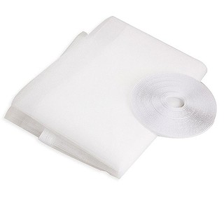 150 x 130cm Flyscreen Curtain Insect Fly Mosquito Window Mesh Screen White