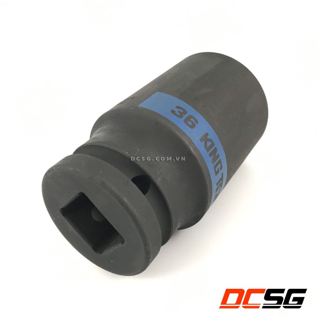 Đầu tuýp đen dài 36mm chuôi 3/4&quot; Kingtony 643536M