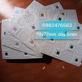 XỐP DÁN TƯỜNG GIẢ GẠCH TIÊU ÂM CÁCH NHIỆT GIÁ RẺ BẮC NINH