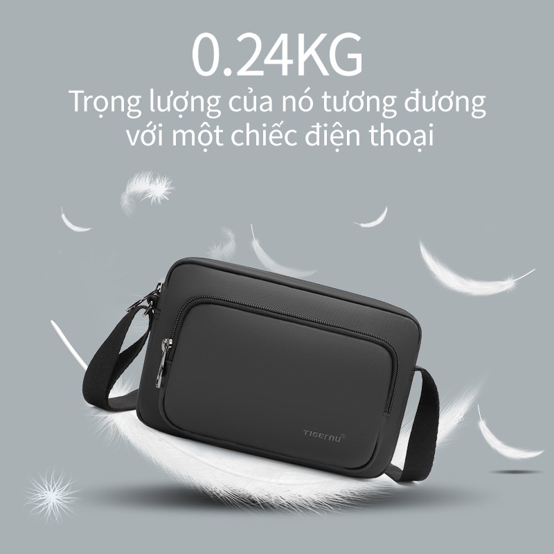 Túi đeo chéo TIGERNU T-S8136 bằng TPU chống bẩn thiết kế nhẹ thời trang