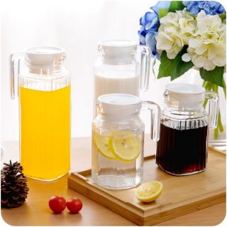 Bình thủy tinh miệng rót sọc 500ml