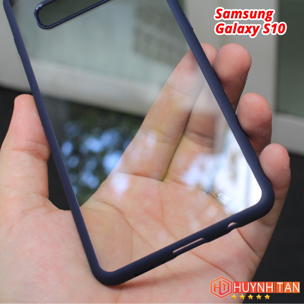 Ốp lưng Samsung S10 Clear Color ver 1 ( Màu đỏ như ảnh bìa)