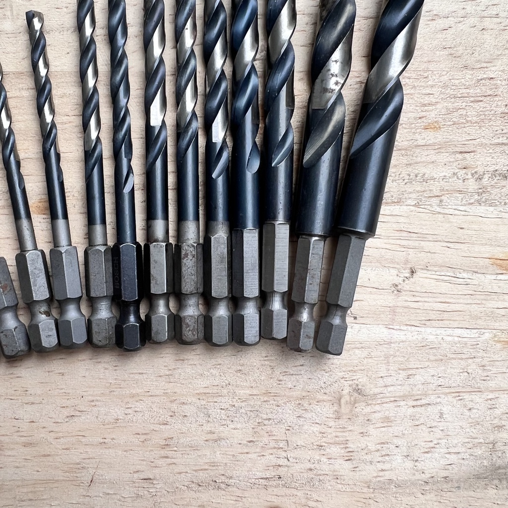 [Nhiều Size] Mũi Khoan Sắt - Thép - Inox 201, 304 ( Chân Lục Giác )