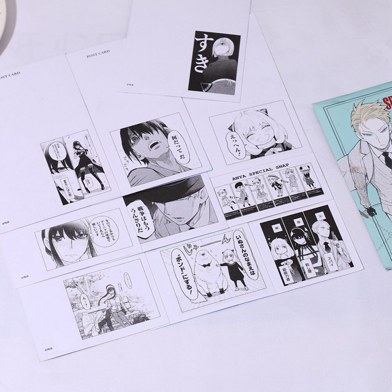 Set 10 Tấm Thẻ Hình SPY×FAMILY Độc Đáo