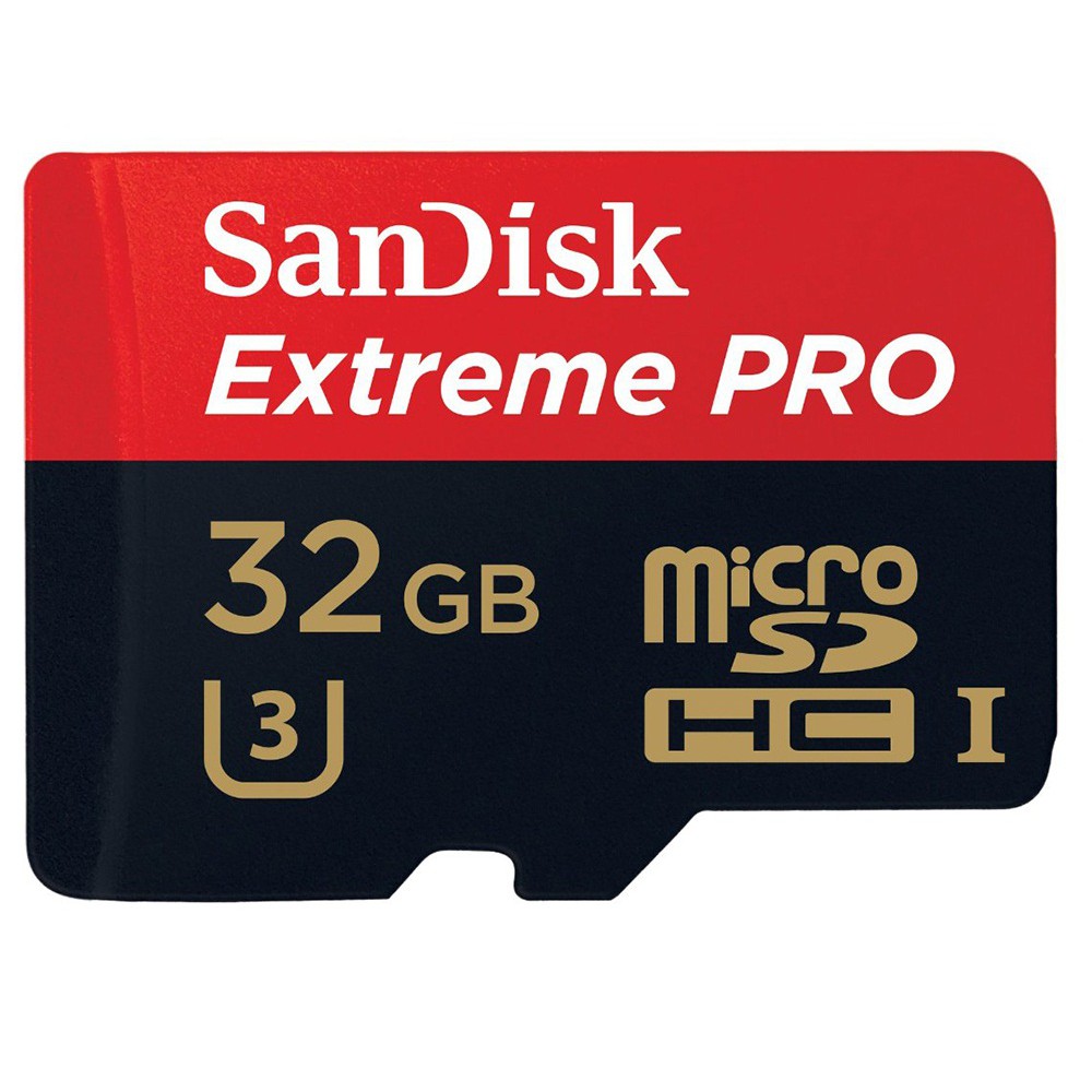 Thẻ nhớ MicroSDXC SanDisk Extreme PRO A1 32G 64GB V30 U3 Class 10 UHS-I 100MB/s Hàng Công Ty