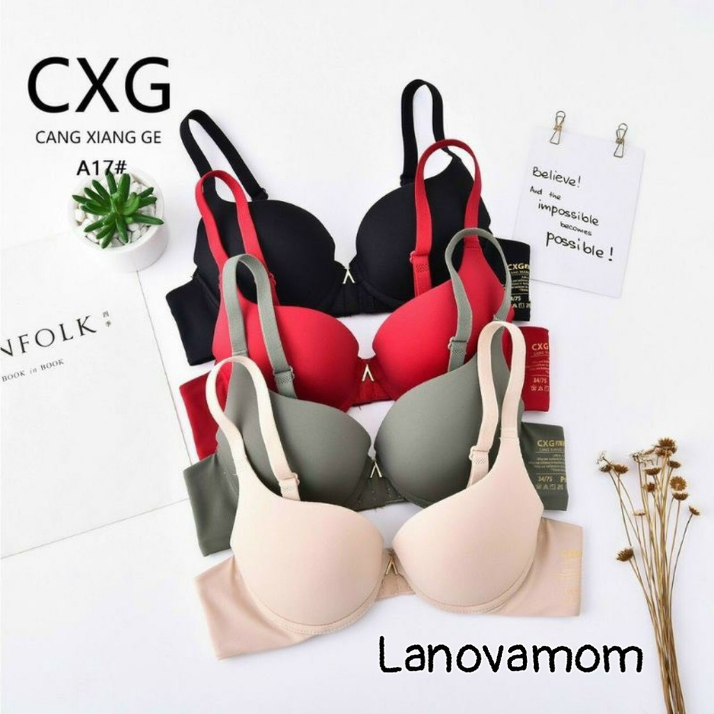 Áo lót đúc su đệm dày CXG, mút kép có gọng nâng ngực sexy gợi cảm AL17