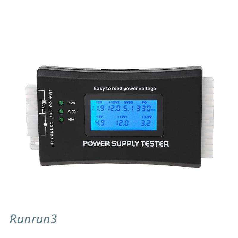 Thiết bị kiểm tra nguồn điện màn hình LCD 20/24 Pin 4 PSU ATX BTX ITX SATA HDD