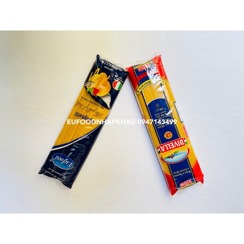 Combo 4 món cao cấp nấu mỳ Ý (Dầu oliu, mỳ Ý, sốt Mayonaise Remia &amp; quả oliu đen tách hạt)