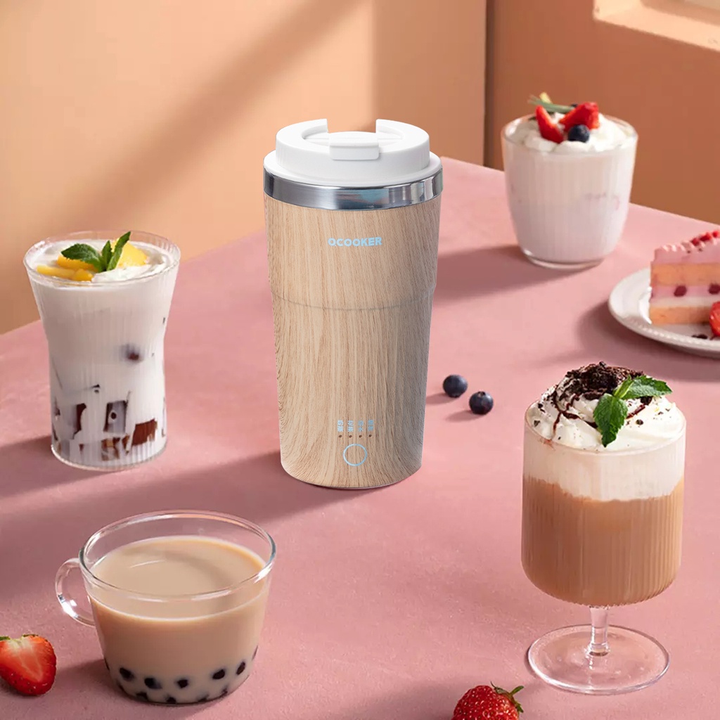 300ML Cốc Nước Nóng điện Cầm Tay Cốc Sôi Hoàn Toàn Tự động Mini Giữ Sức Khỏe Tốt Đi Du Lịch Cốc Trà Sữa Hâm Nóng