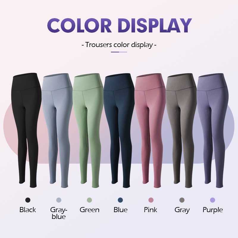 Quần legging cạp cao co giãn dùng cho nữ 40-70kg tập gym yoga hợp thời trang