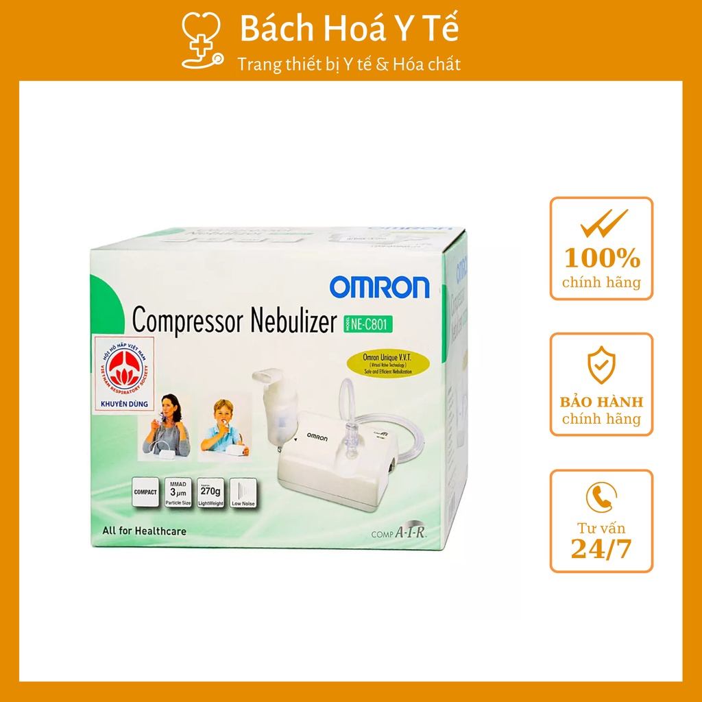 Máy khí dung Trung Quốc Omron NE-C801 Chính hãng xông mũi họng.