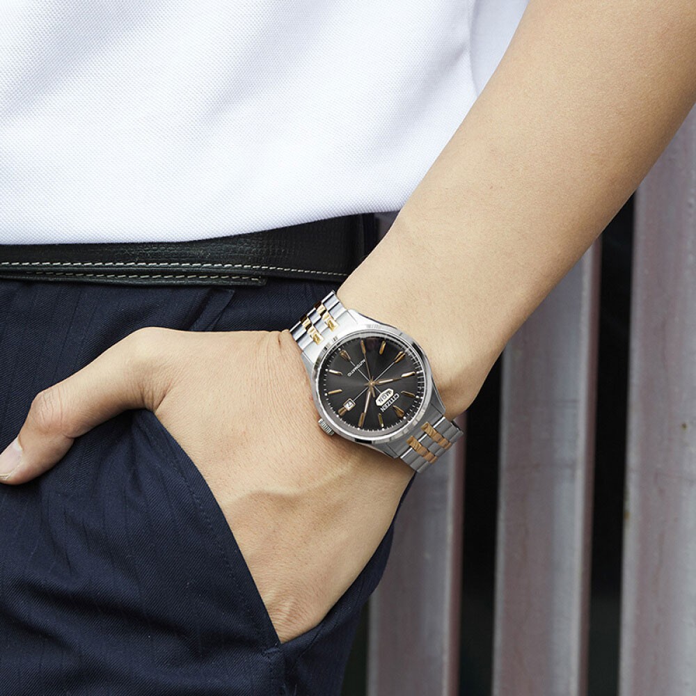 Đồng Hồ Citizen C7 Unisex Dây Thép Không Gỉ NH8394-70H - Mặt Đen