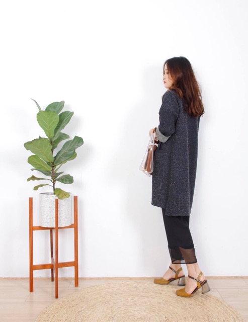 Áo Khoác dạ dáng cardigan giá Sale
