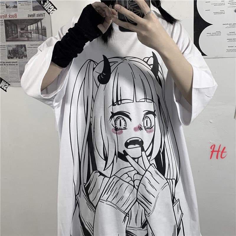 Áo cô gái sừng đen HT11