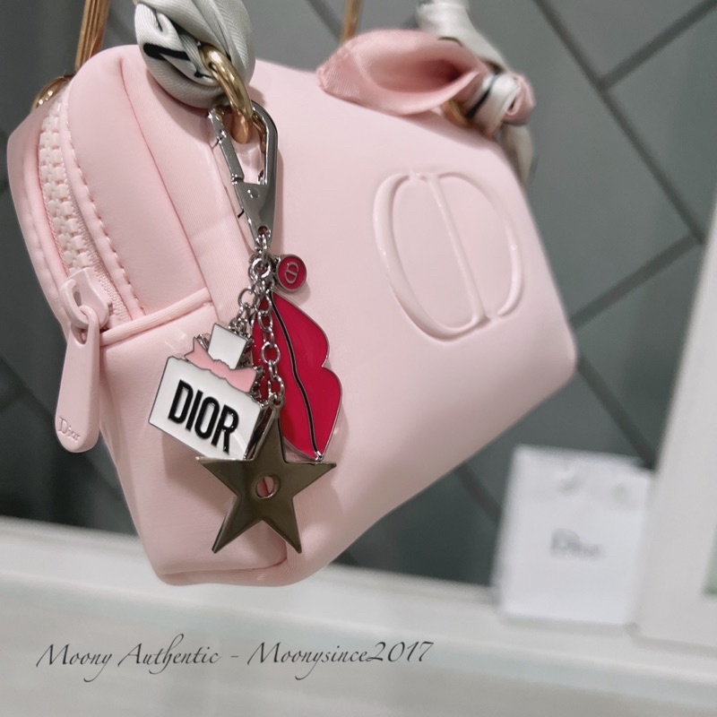 [ Gift Hãng 100% ] Móc Khoá Charm Đì0r Star Key Holder Dior charm