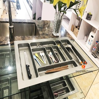 Khay chia thìa dĩa, dụng cụ nhà bếp INOXEN