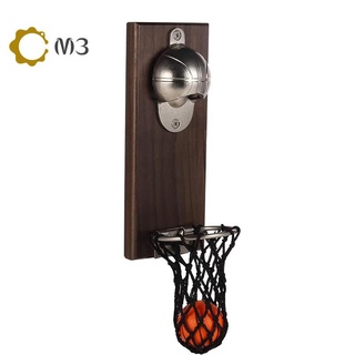 Dụng Cụ Khui Bia Hình Bóng Rổ Gắn Tường Có Nam Châm