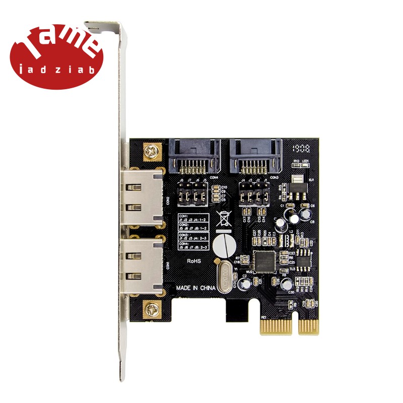 Card Mở Rộng Pcie Esata Sata Iii Mở Rộng Pci-E Sang Sata3.0 6gb / S Pci-E Express Adapter Asm1061