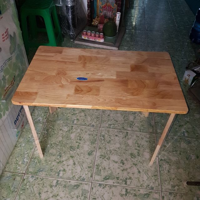 Bàn xếp gỗ 50×80 chân cao 50cm