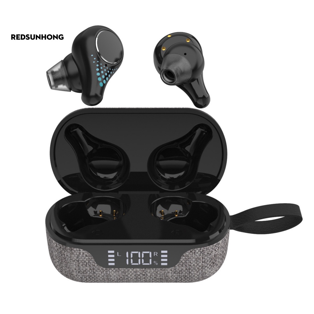 Tai Nghe Nhét Tai RSH.z Có Màn Hình Kỹ Thuật Số Phong Cách Thể Thao Thời Trang