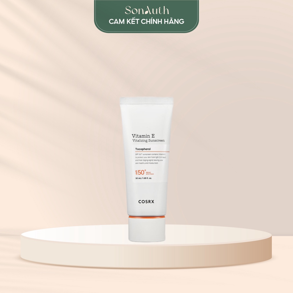 Kem chống nắng Cosrx Vitamin E Vitalizing Sunscreen SPF 50+ 50ml