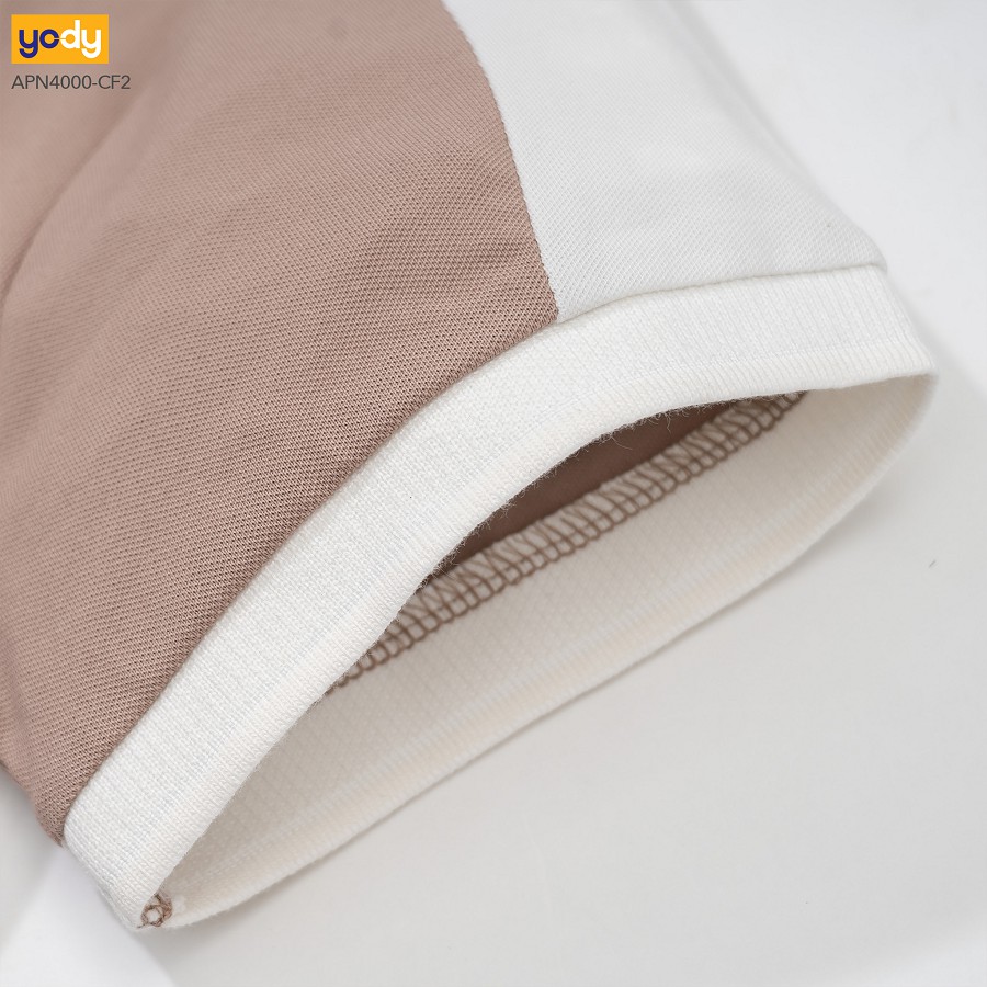 Áo thun polo nữ phối vai dáng basic chính hãng YODY - APN4000