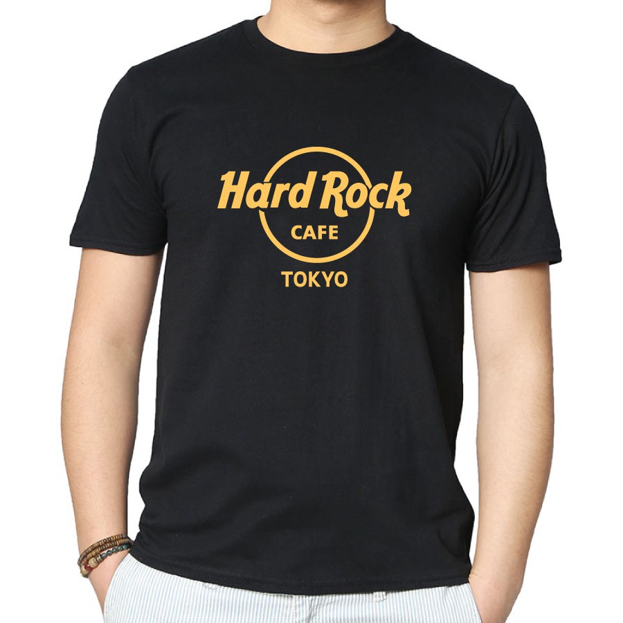 CfU0 /Áo Thun Cổ Tròn In Họa Tiết Hard Rock Cafe Tokyo Cá Tính Cho Nam S5!