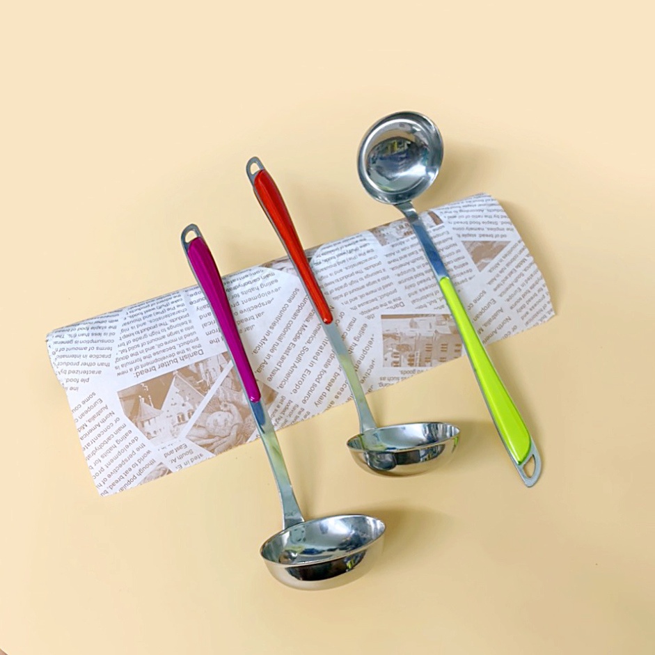 Vá Canh Lồng Sâu Inox CÁN NHỰA MÀU hàng dày cao cấp