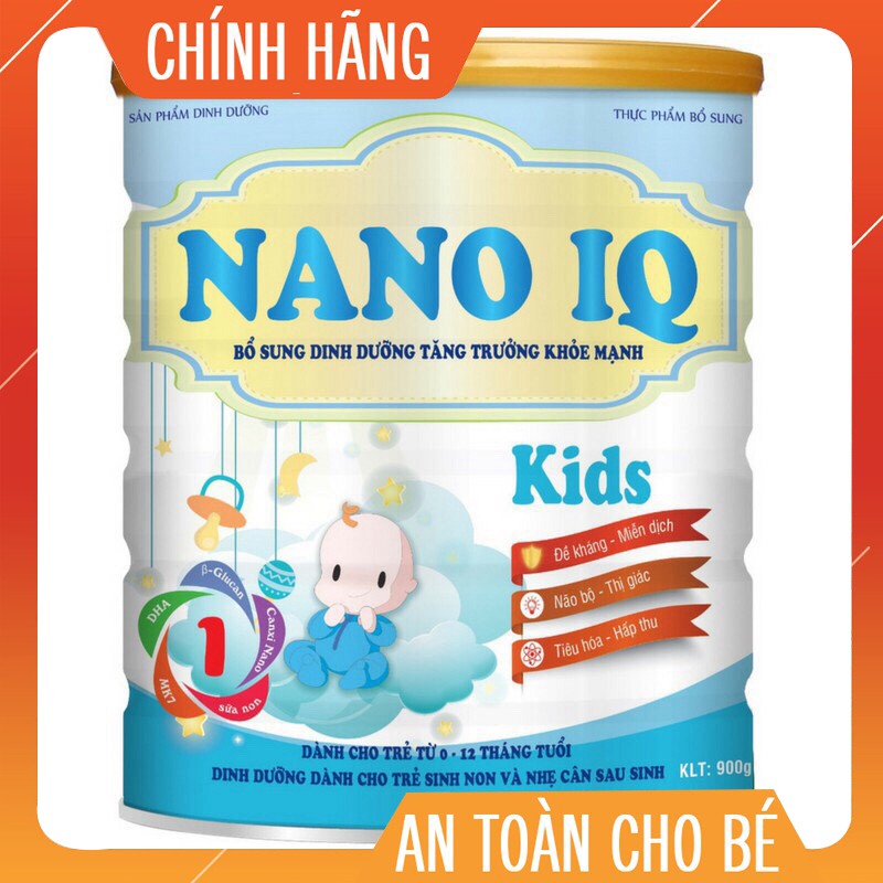Sữa bột Nano IQ K.i.d.s lon 900g date mới