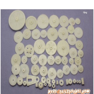 Bộ bánh răng nhựa 62 loại dùng để chế tạo