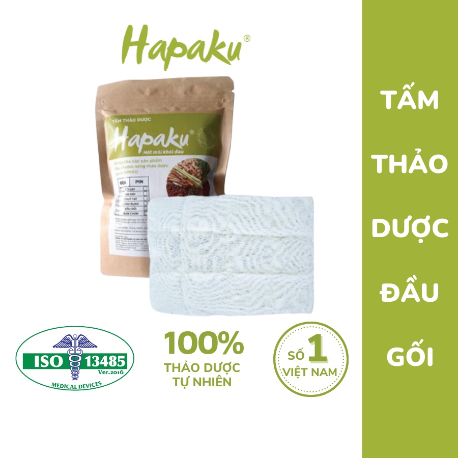Tấm Thảo Dược Thay Thế Cho Đai Chườm Đầu Gối Làm Nóng Bằng Điện HAPAKU Giảm Đau Mỏi Khớp Gối Thư Giãn