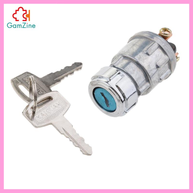 Bộ Ổ Khóa Xi Lanh Đánh Lửa 12V + 2 Chìa Khóa 3 Vị Trí Thông Dụng lzdxwcke2 Cho Xe Hơi / Xe Tải