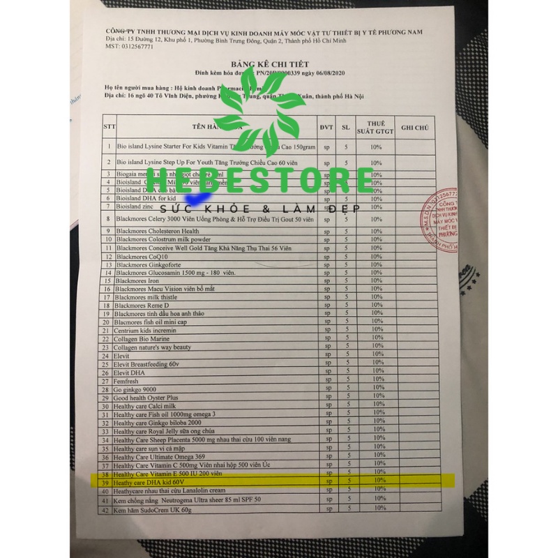 [Chính hãng] DHA Healthy Care Kids 60 viên của Úc cho bé từ 4 tháng tuổi bổ sung DHA - Mẫu mới, đủ bill | BigBuy360 - bigbuy360.vn