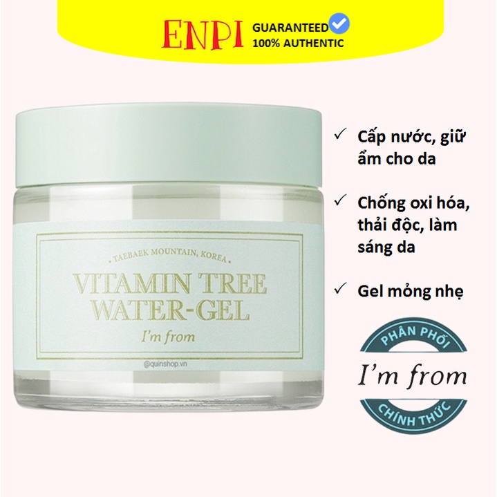 Gel dưỡng I’m From Vitamin Tree Water Gel